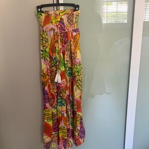 Vibrant Multicolor Wide Leg Pants
